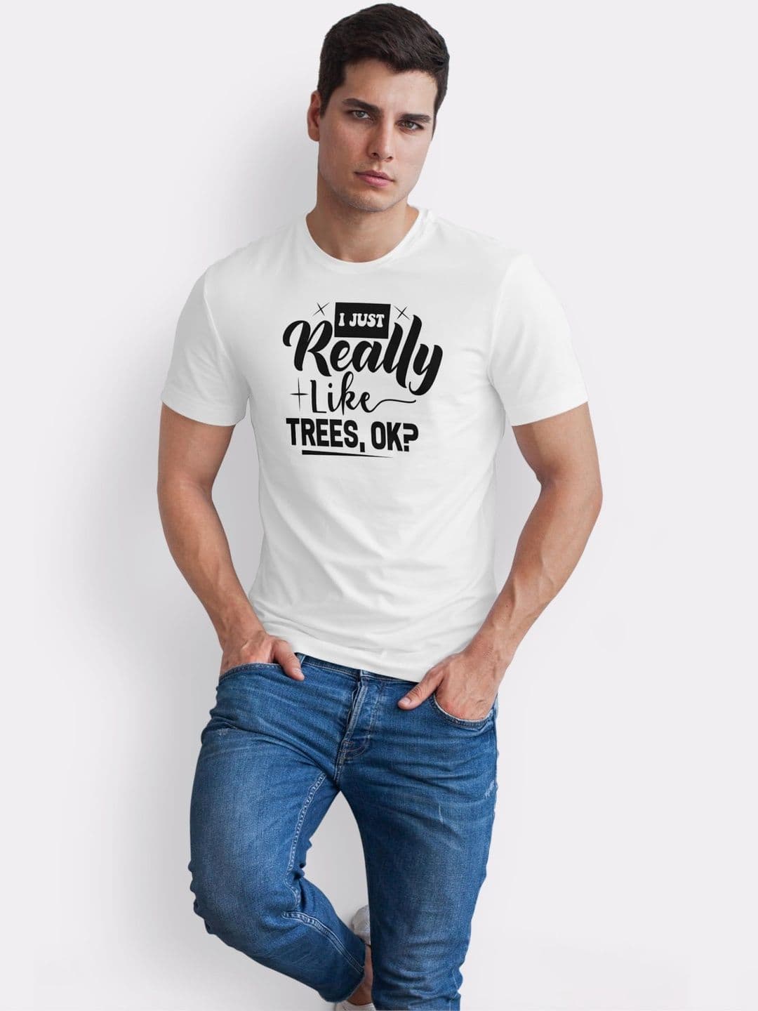 Seekbuylove Men Typography Printed Bio Finish T-shirt thumbnail 4