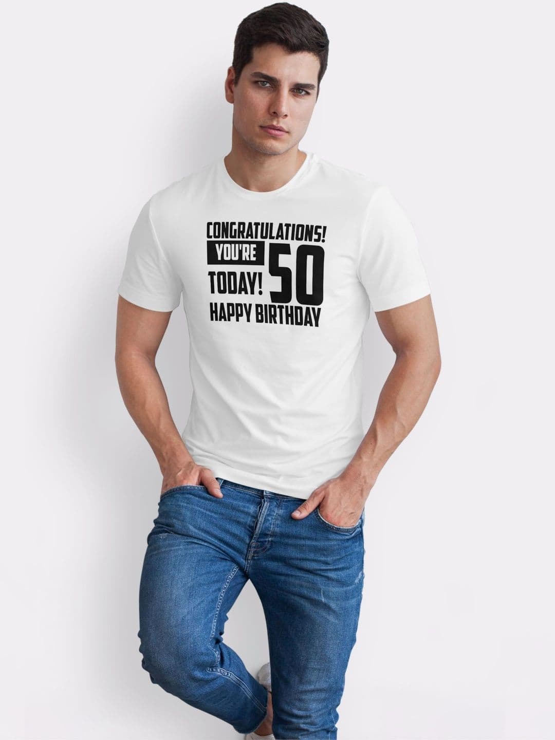Seekbuylove Men Typography Printed Bio Finish T-shirt thumbnail 2