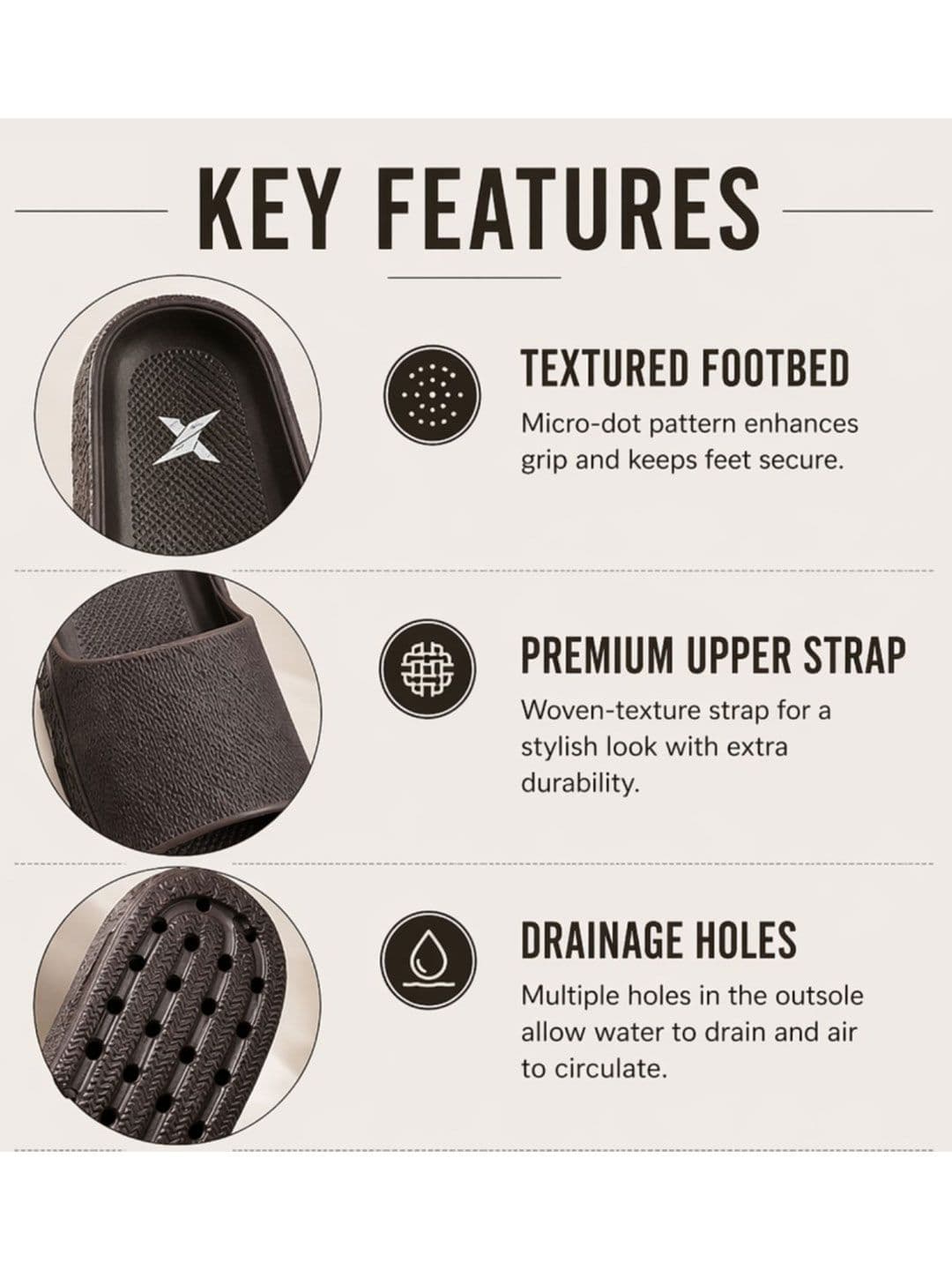 KRAASA Men Self Design Sliders thumbnail 7