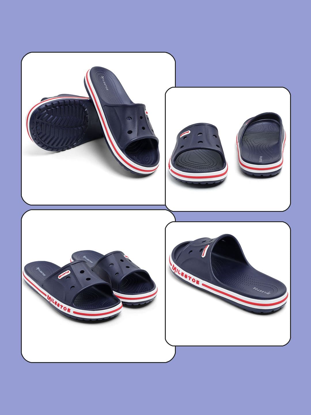 MILESTOE Men Colourblocked Sliders thumbnail 5