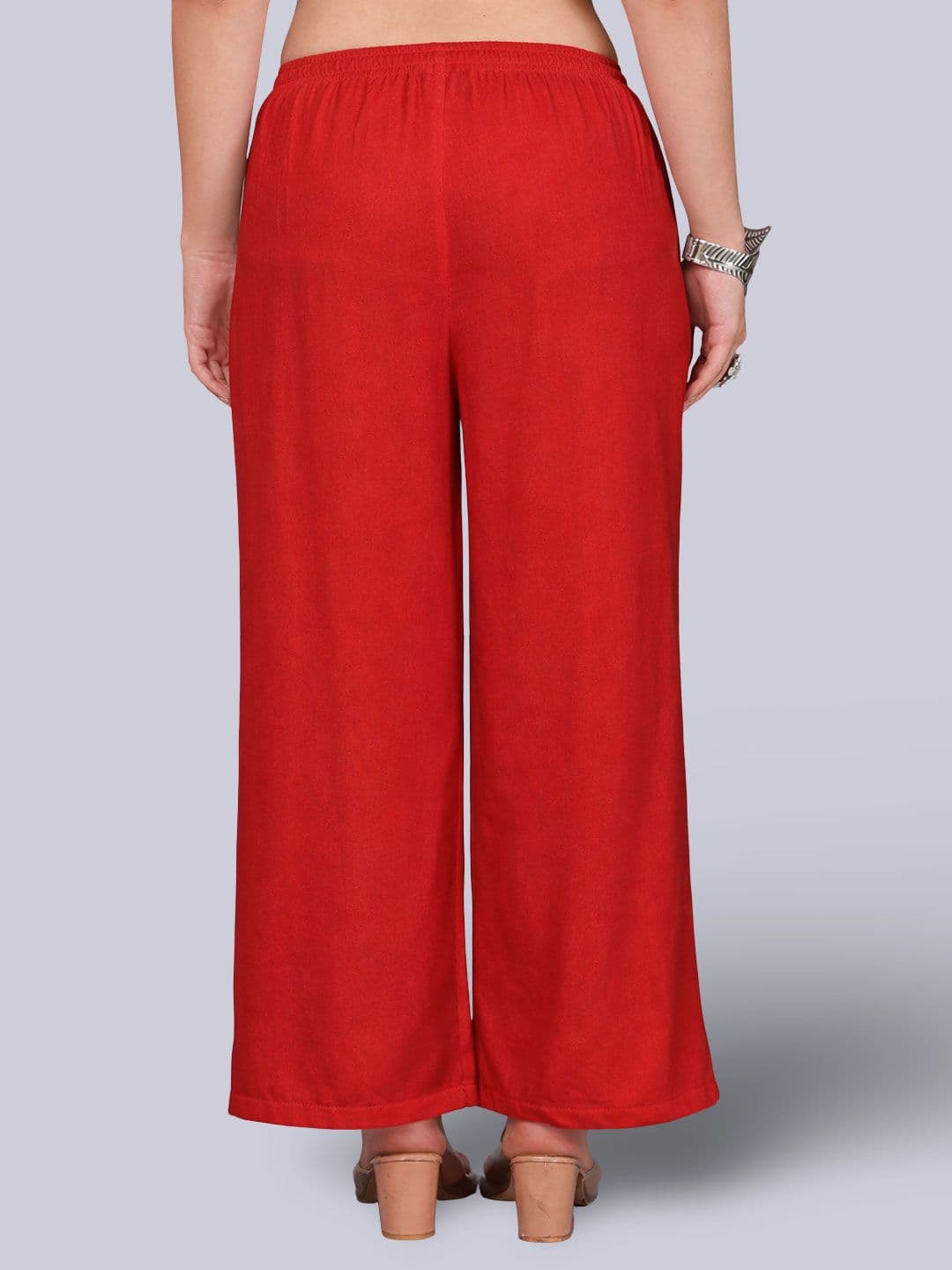 KALINI Women Knitted Ethnic Palazzos thumbnail 3