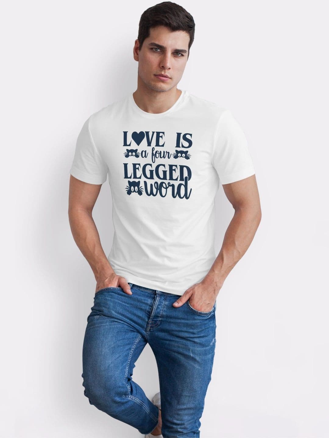 Seekbuylove Men Typography Printed Bio Finish T-shirt thumbnail 3