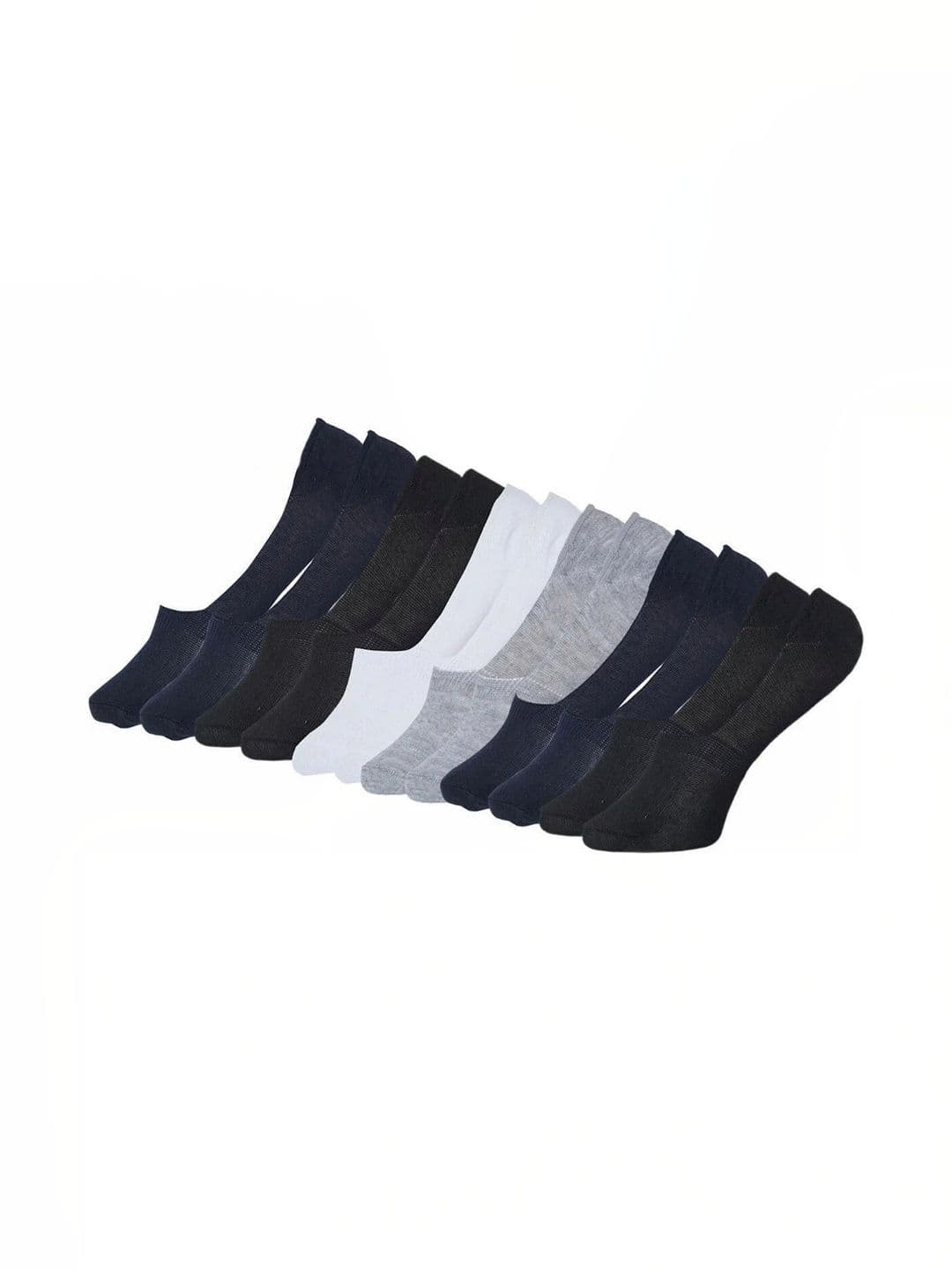 Blacktank Men Pack of 6 Cotton Shoe Liners Socks - view 1