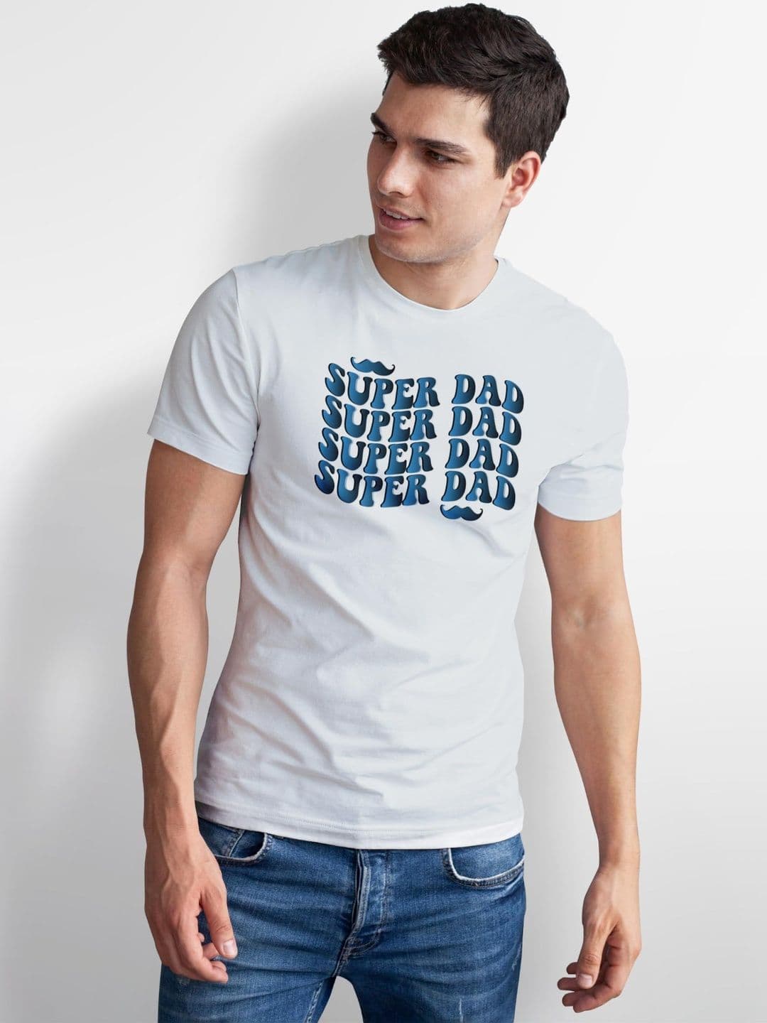 Seekbuylove Men Typography Printed Bio Finish T-shirt thumbnail 4
