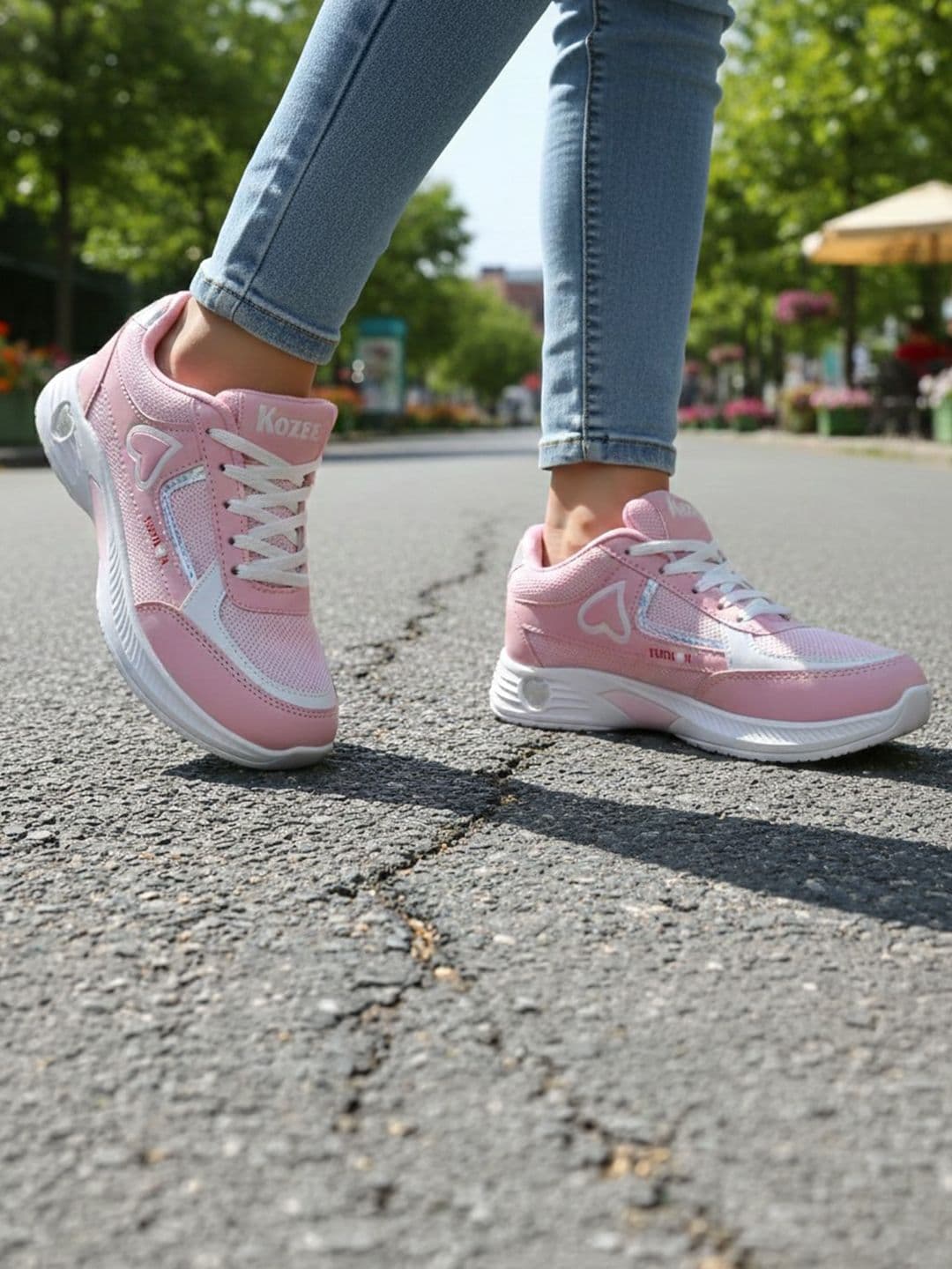WILD LEOPARD Women Mesh Training or Gym Non-Marking Shoes thumbnail 2