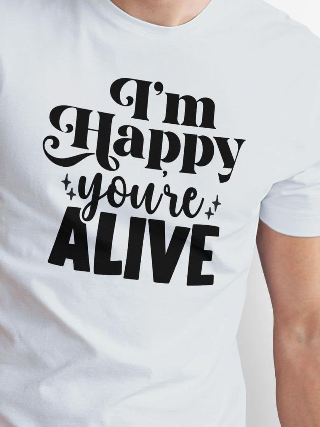Seekbuylove Men Typography Printed Bio Finish T-shirt thumbnail 3