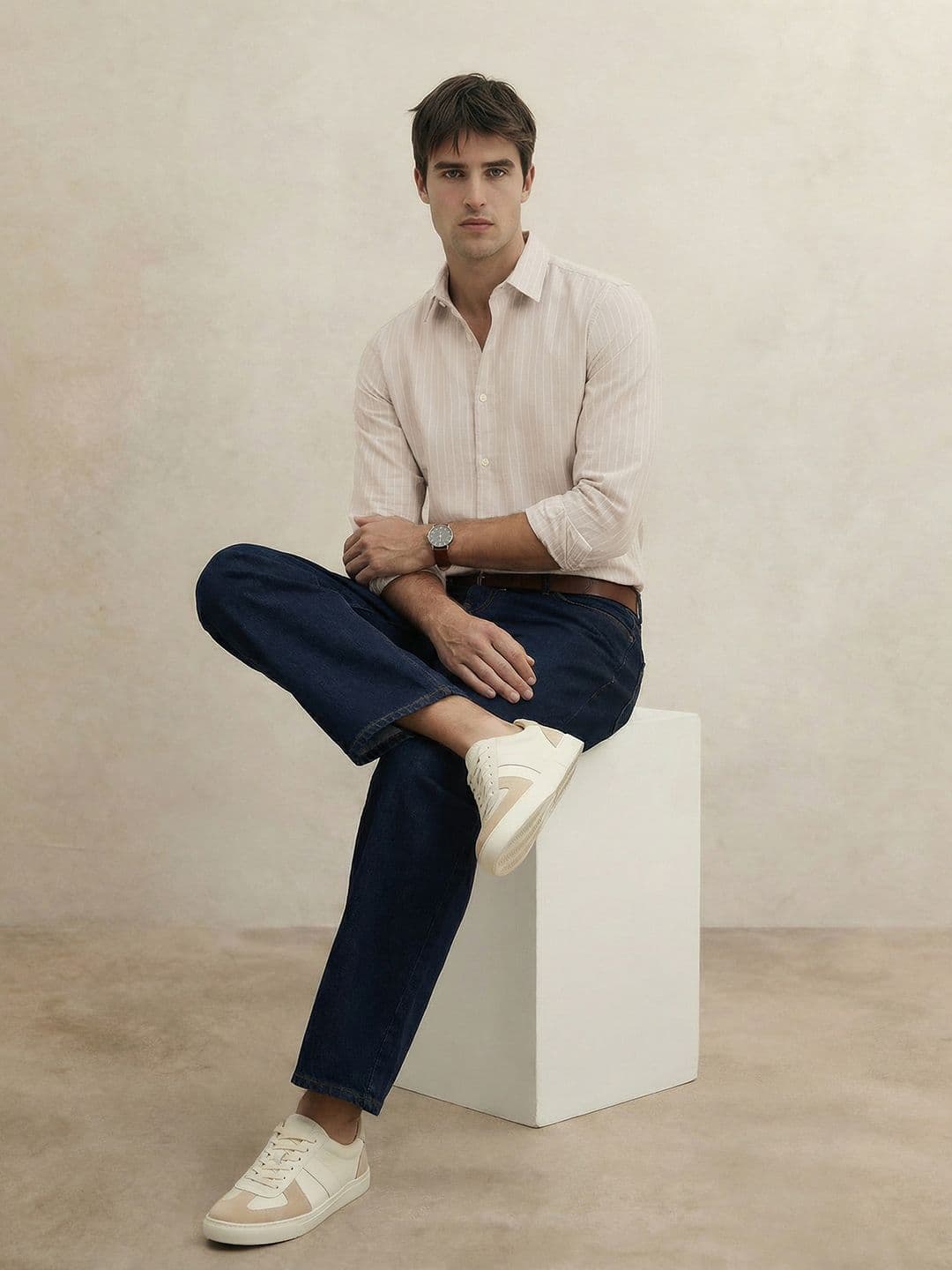 THE SHIRT CODE Striped Casual Shirt thumbnail 3
