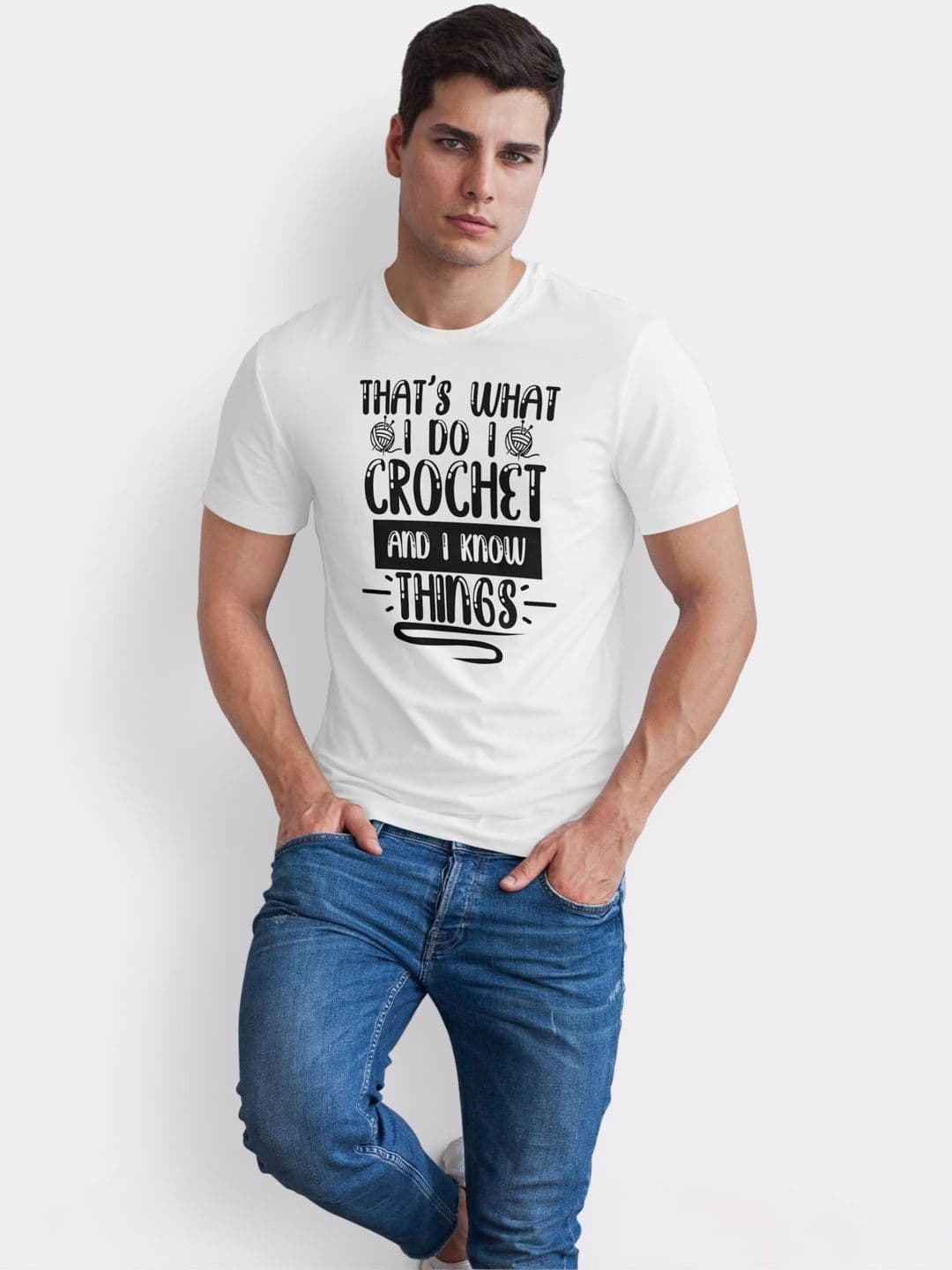 Seekbuylove Men Typography Printed Bio Finish T-shirt thumbnail 4