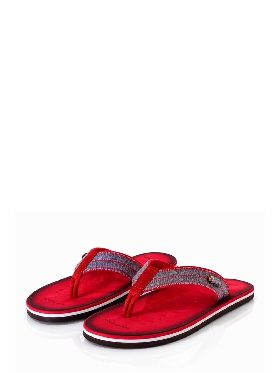 GRX Men Colourblocked Rubber Thong Flip-Flops thumbnail 2