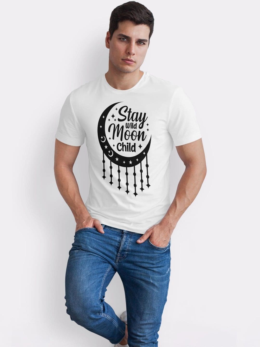 Seekbuylove Men Typography Printed Bio Finish T-shirt thumbnail 4