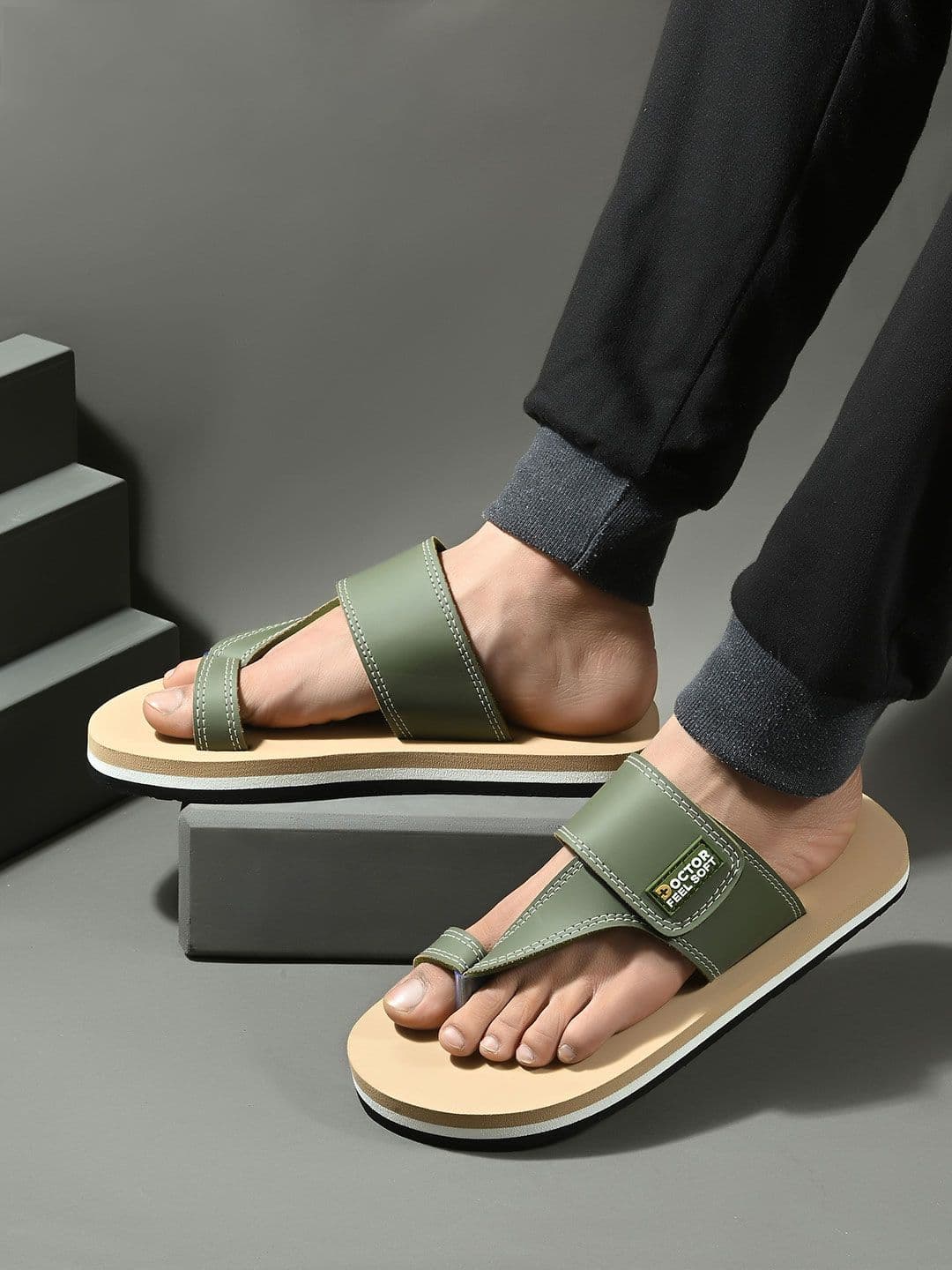 DOCTOR FEEL SOFT Men Thong Flip-Flops thumbnail 4