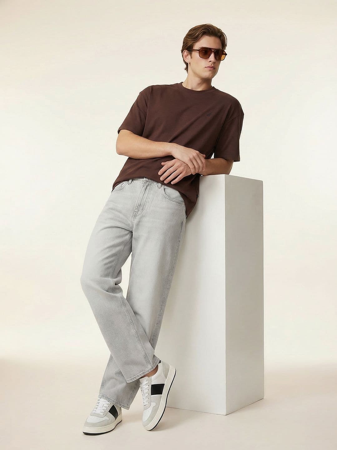 Nautica Oversized Drop-Shoulder Sleeves T-shirt thumbnail 5