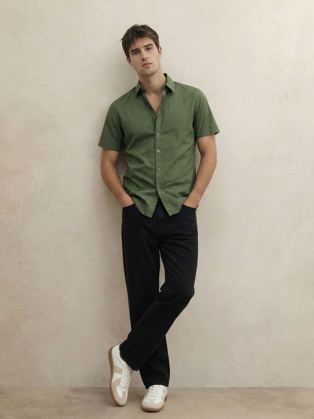 THE SHIRT CODE Floral Printed Pure Cotton Casual Shirt thumbnail 3