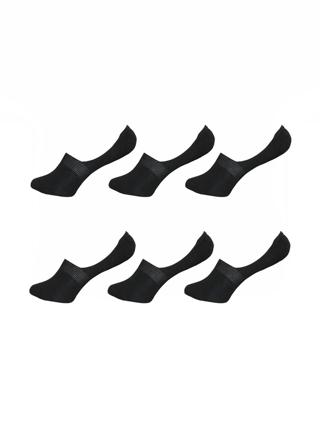 Blacktank Men Pack of 6 Cotton Shoe Liners Socks - view 1