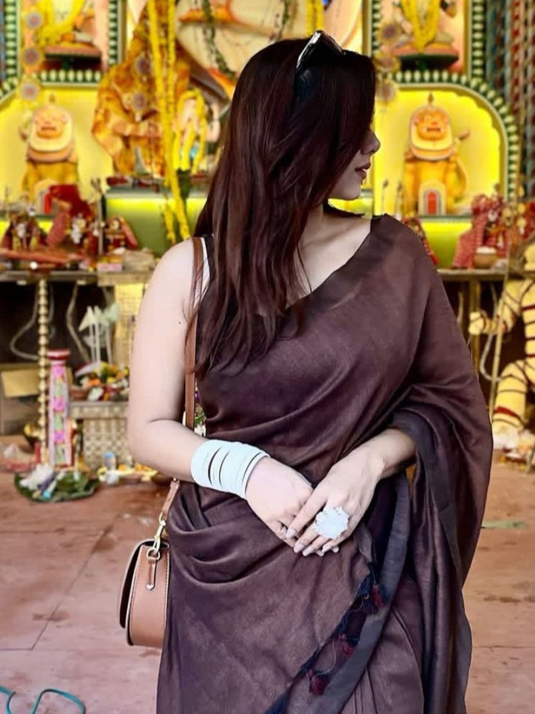 MS SARADA HANDLLOM Pure Cotton Taant Saree thumbnail 2