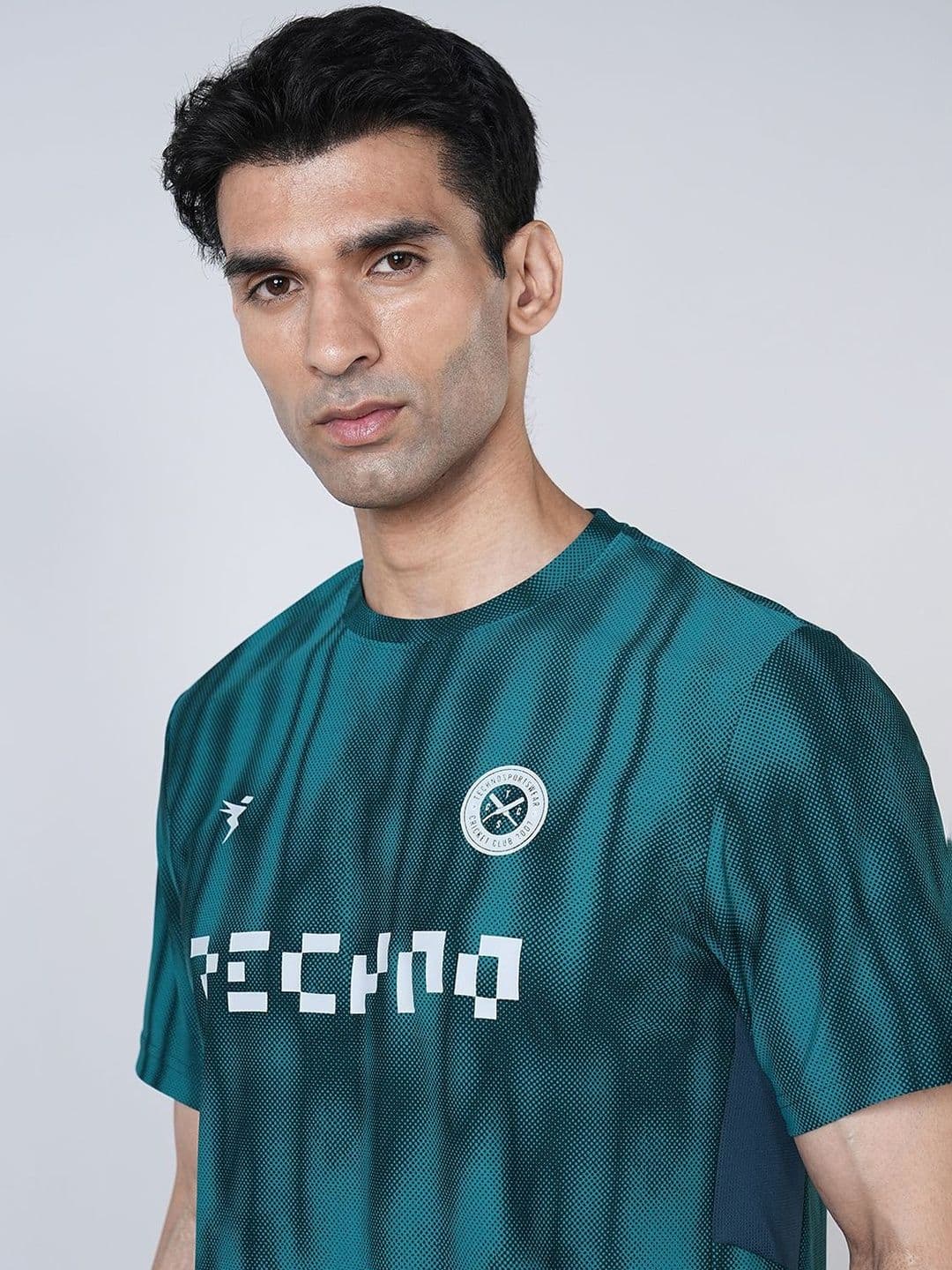 Technosport Men Printed Slim Fit T-shirt thumbnail 6