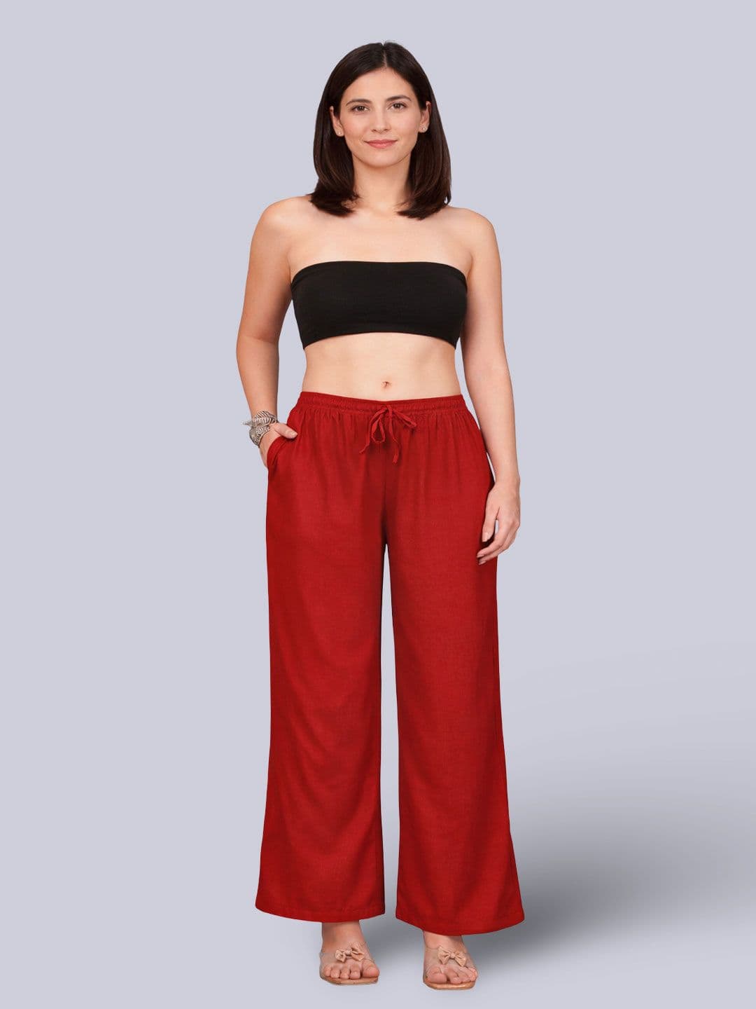 KALINI Women Knitted Ethnic Palazzos thumbnail 6