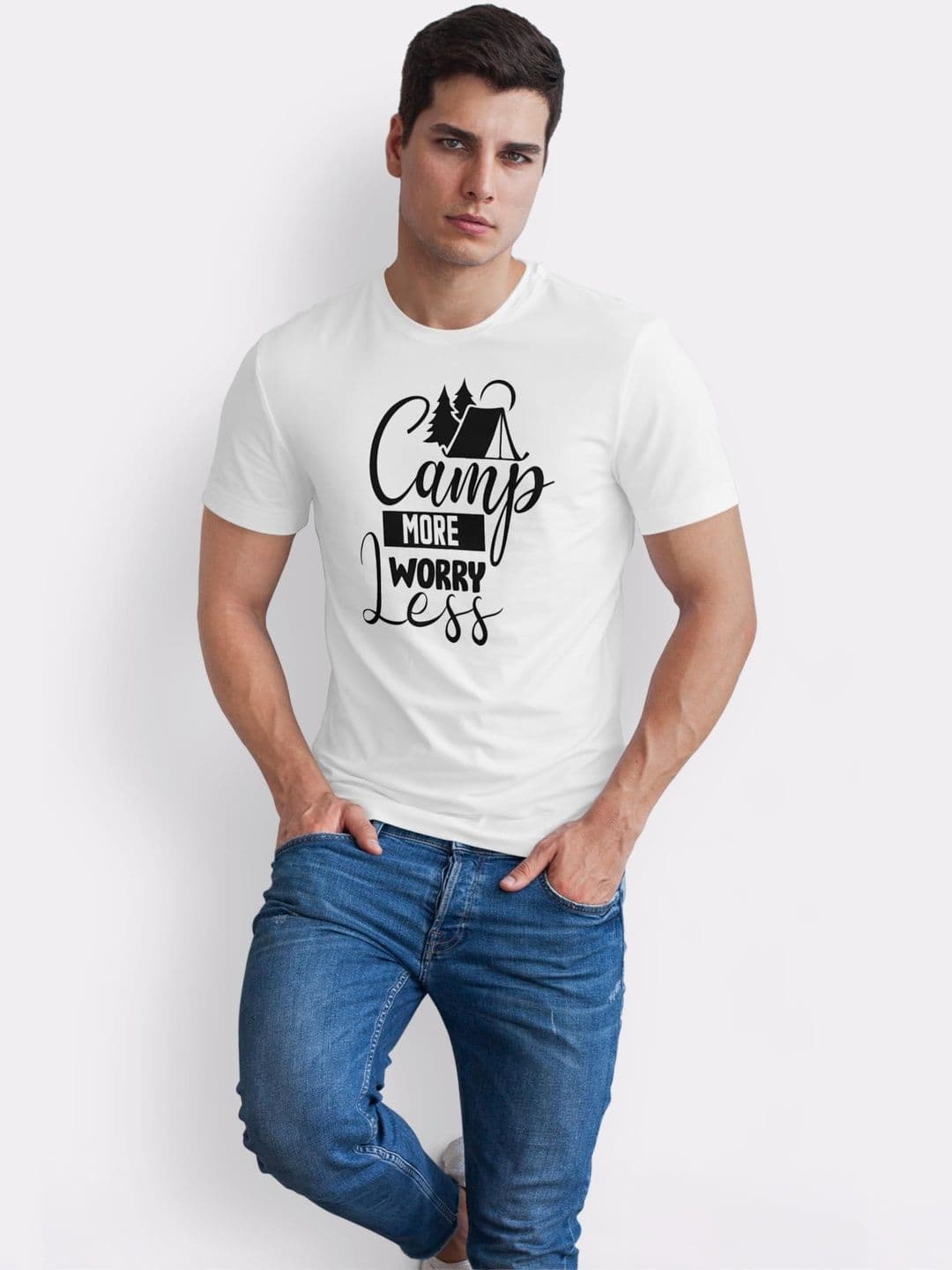 Seekbuylove Men Typography Printed Bio Finish T-shirt thumbnail 4