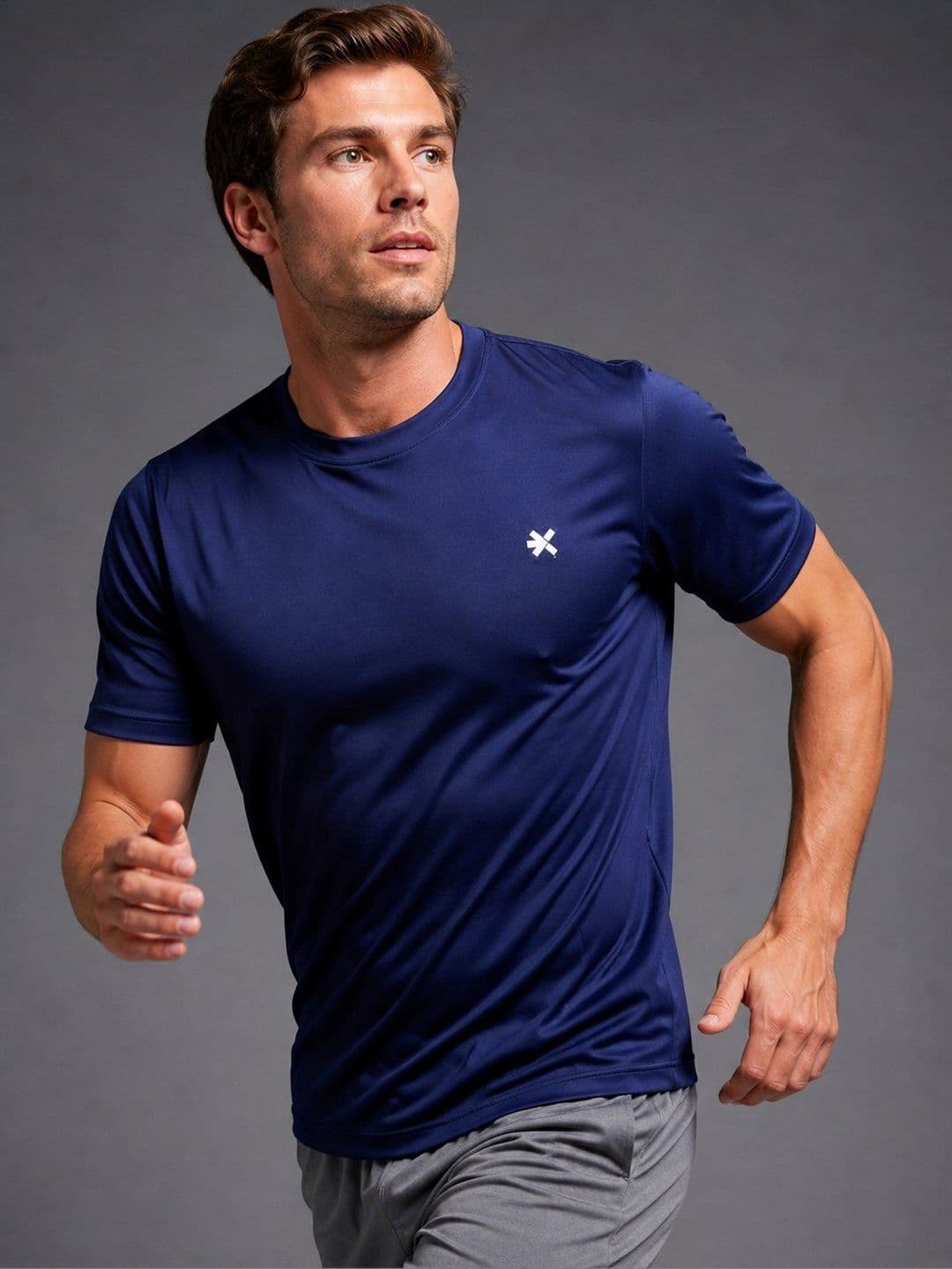 HRX by Hrithik Roshan Men Brand Logo T-shirt thumbnail 2