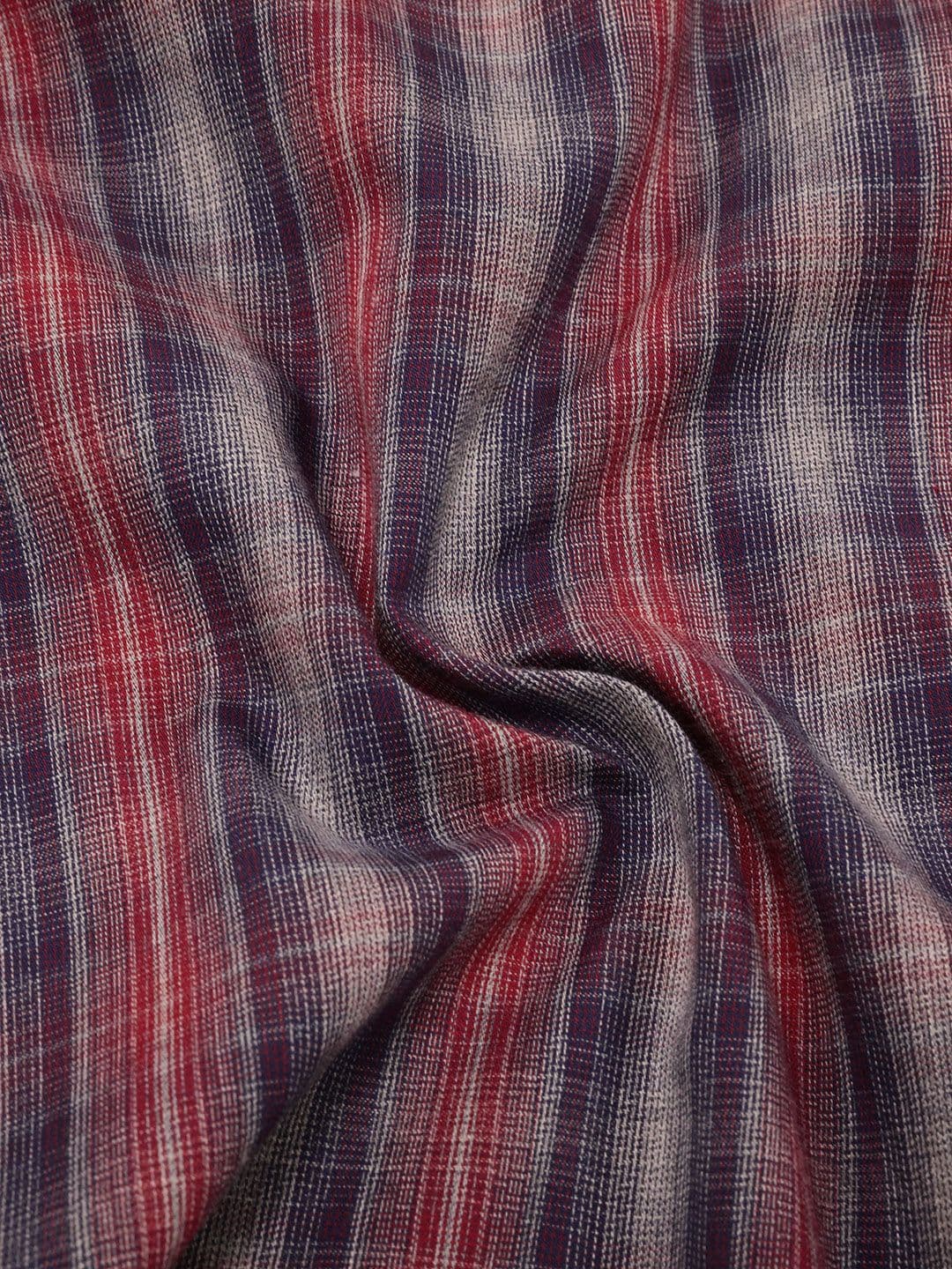 THE SHIRT CODE Tartan Checked Pure Cotton Casual Shirt thumbnail 7