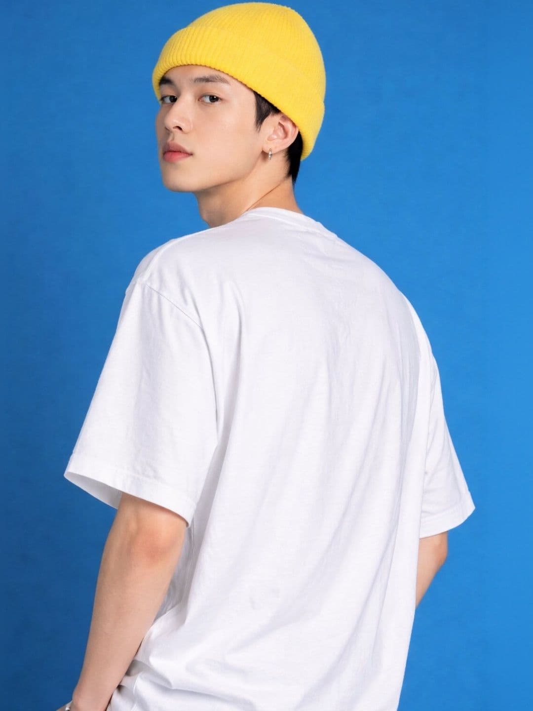 The Roadster Lifestyle Co Printed Organic Cotton Round Neck Oversized Tshirts thumbnail 3