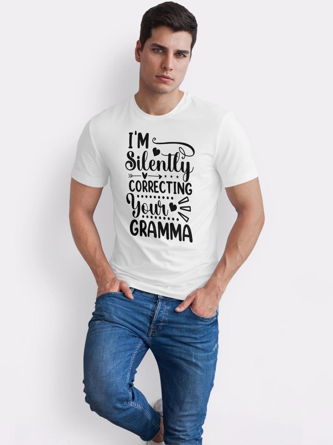 Seekbuylove Men Typography Printed Bio Finish T-shirt thumbnail 4