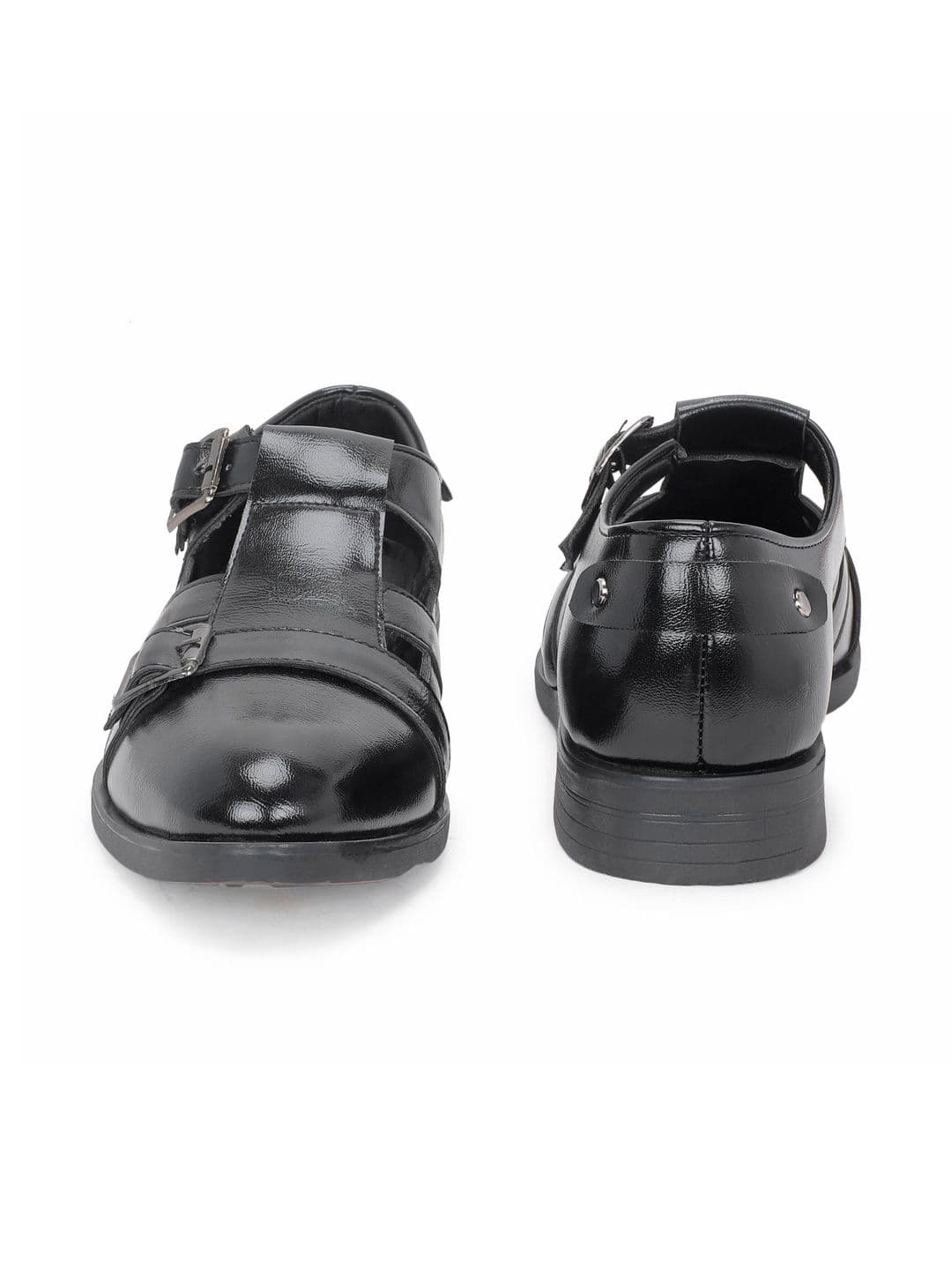 House of Pataudi Men Buckle Shoe-Style Sandals thumbnail 7
