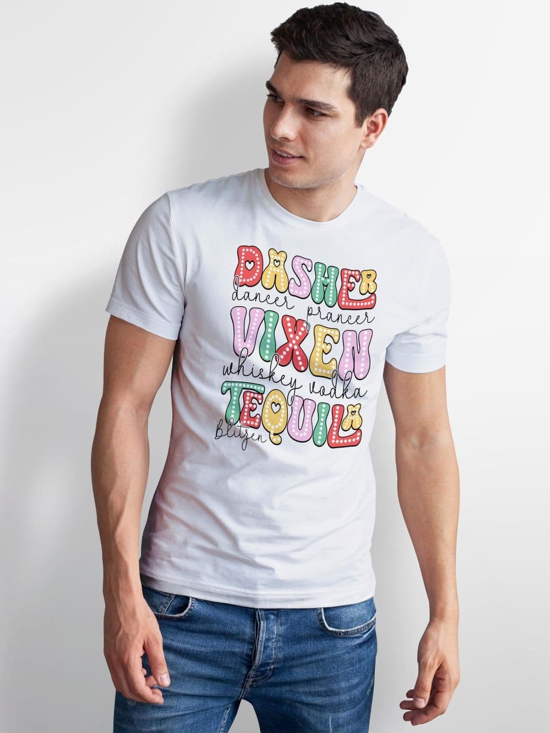 Seekbuylove Men Typography Printed Bio Finish T-shirt thumbnail 4