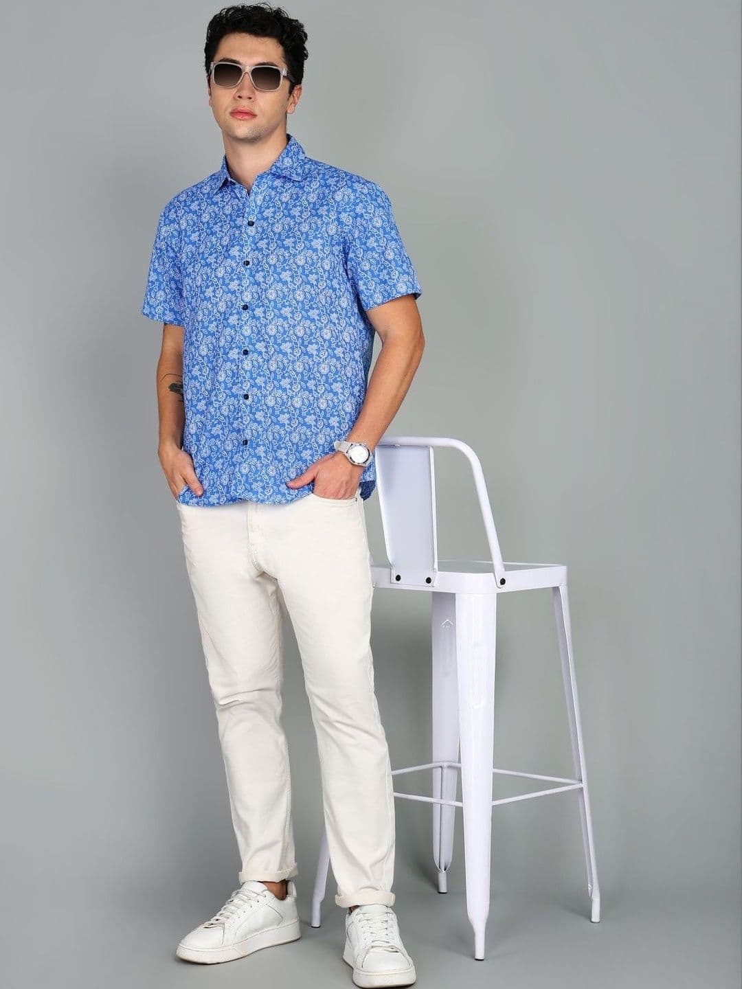 HERE&NOW Men Comfort Floral Printed Casual Shirt thumbnail 2