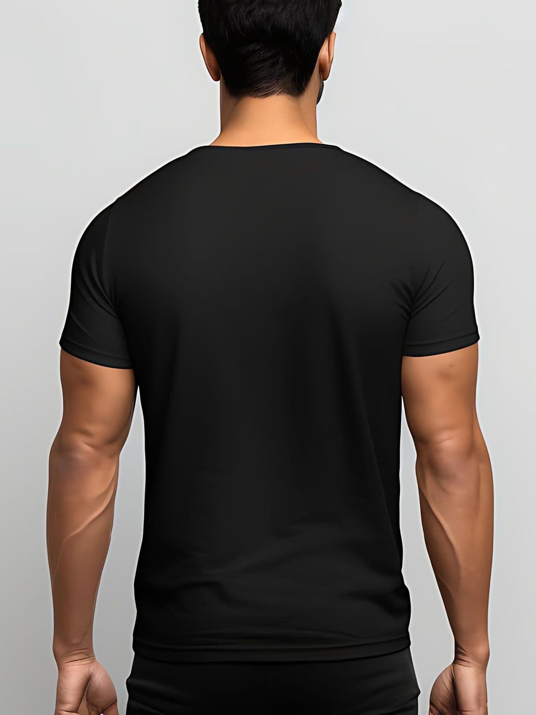 Seekbuylove Men Typography Printed Bio Finish T-shirt thumbnail 3
