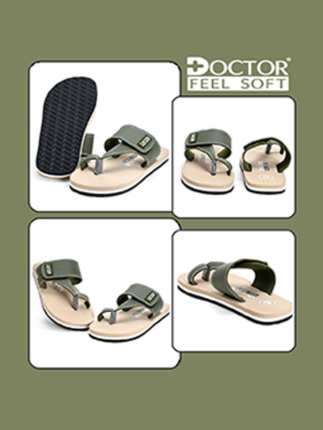 DOCTOR FEEL SOFT Men Thong Flip-Flops thumbnail 3