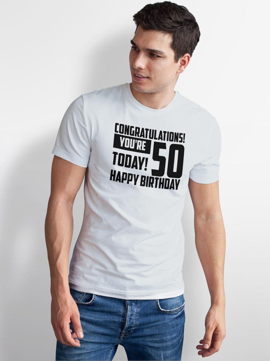 Seekbuylove Men Typography Printed Bio Finish T-shirt thumbnail 6