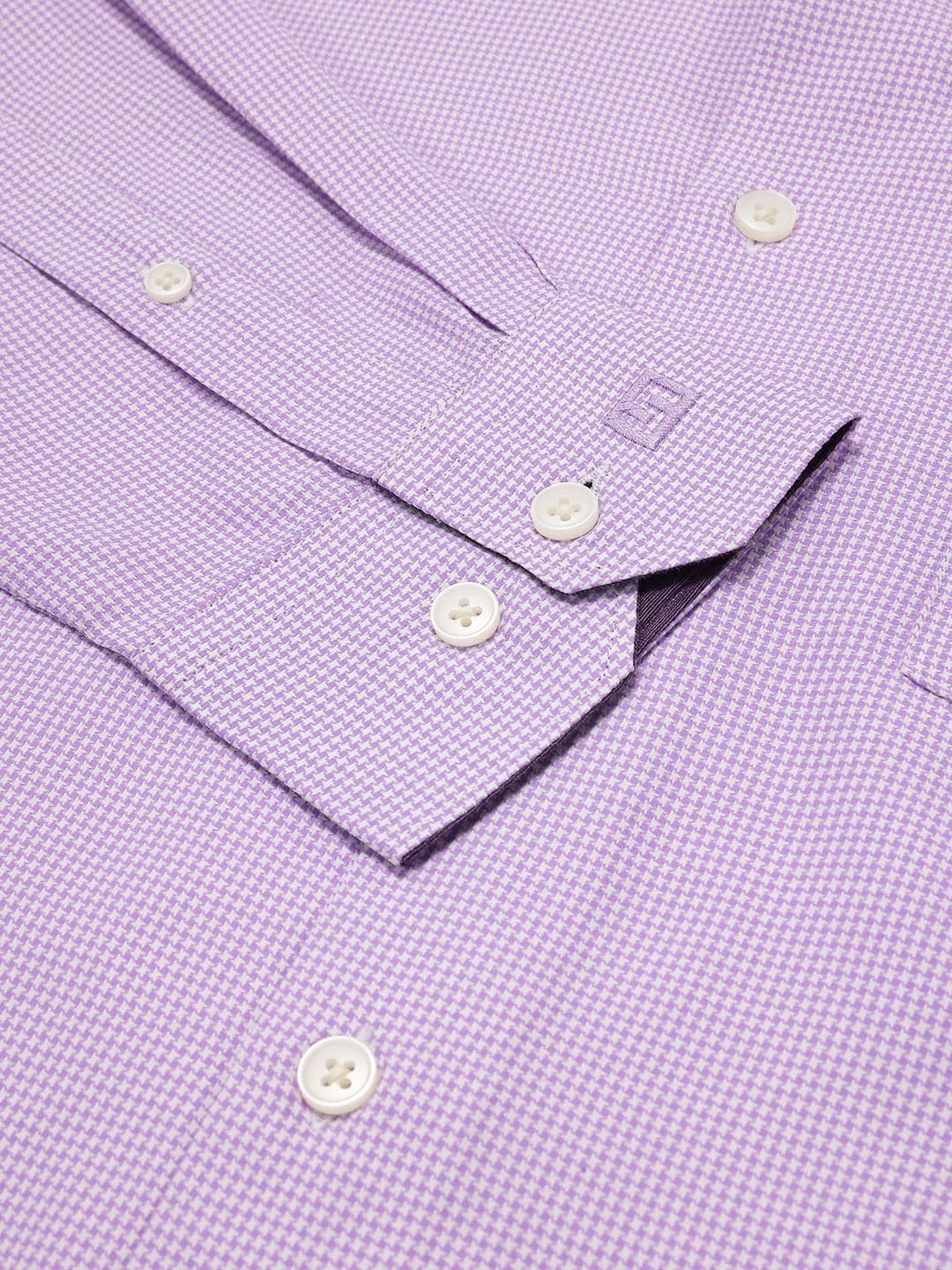 THE SHIRT CODE Slim Fit Self Designed Casual Shirt thumbnail 2