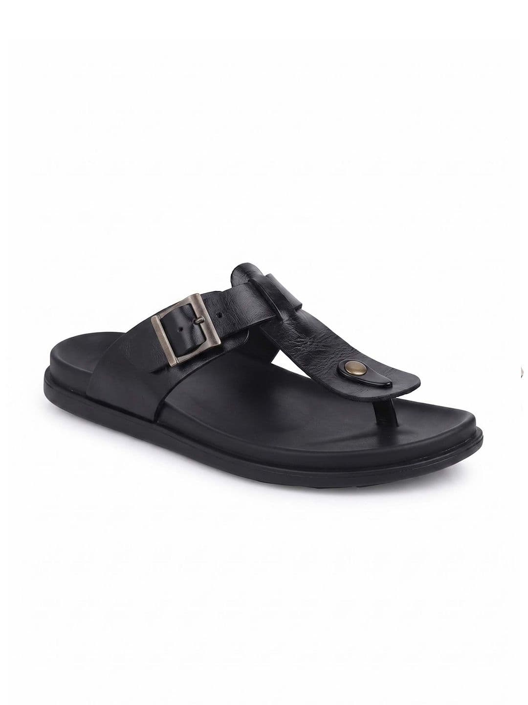 HERE&NOW Men Leather Comfort Sandals thumbnail 3