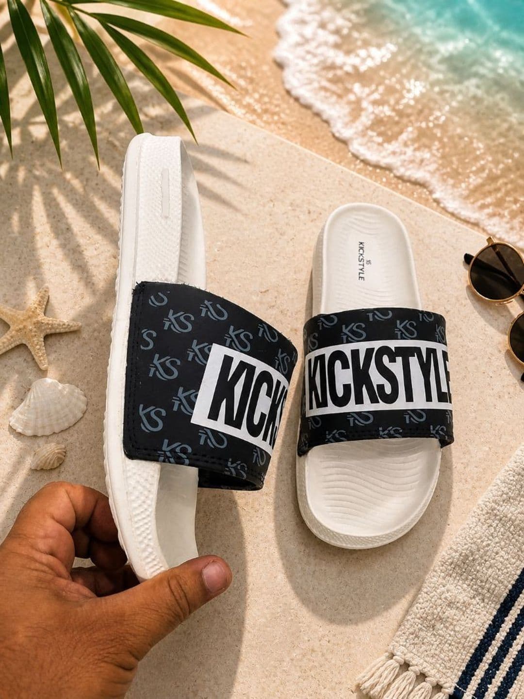 KICKSTYLE Men Printed Sliders thumbnail 3