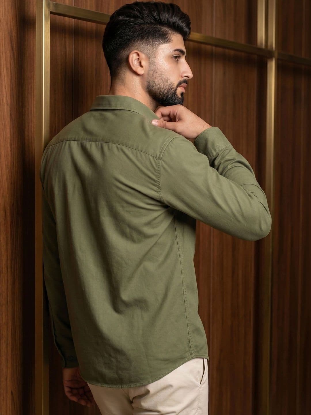 N AND J Men Colourblocked Casual Shirt thumbnail 4