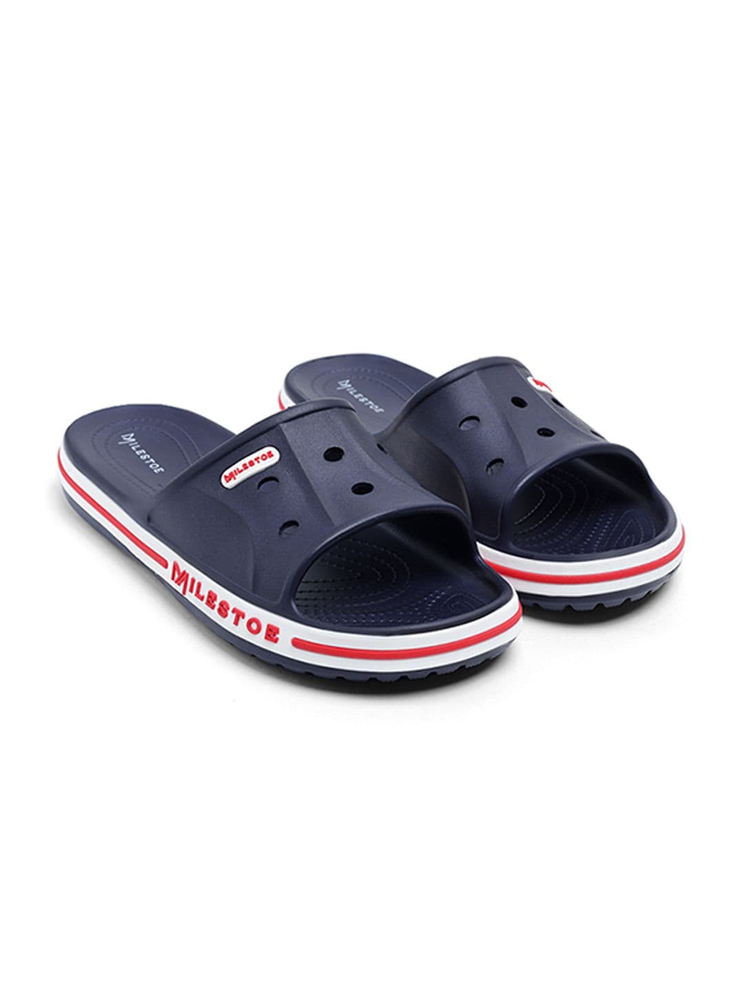 MILESTOE Men Colourblocked Sliders - view 1