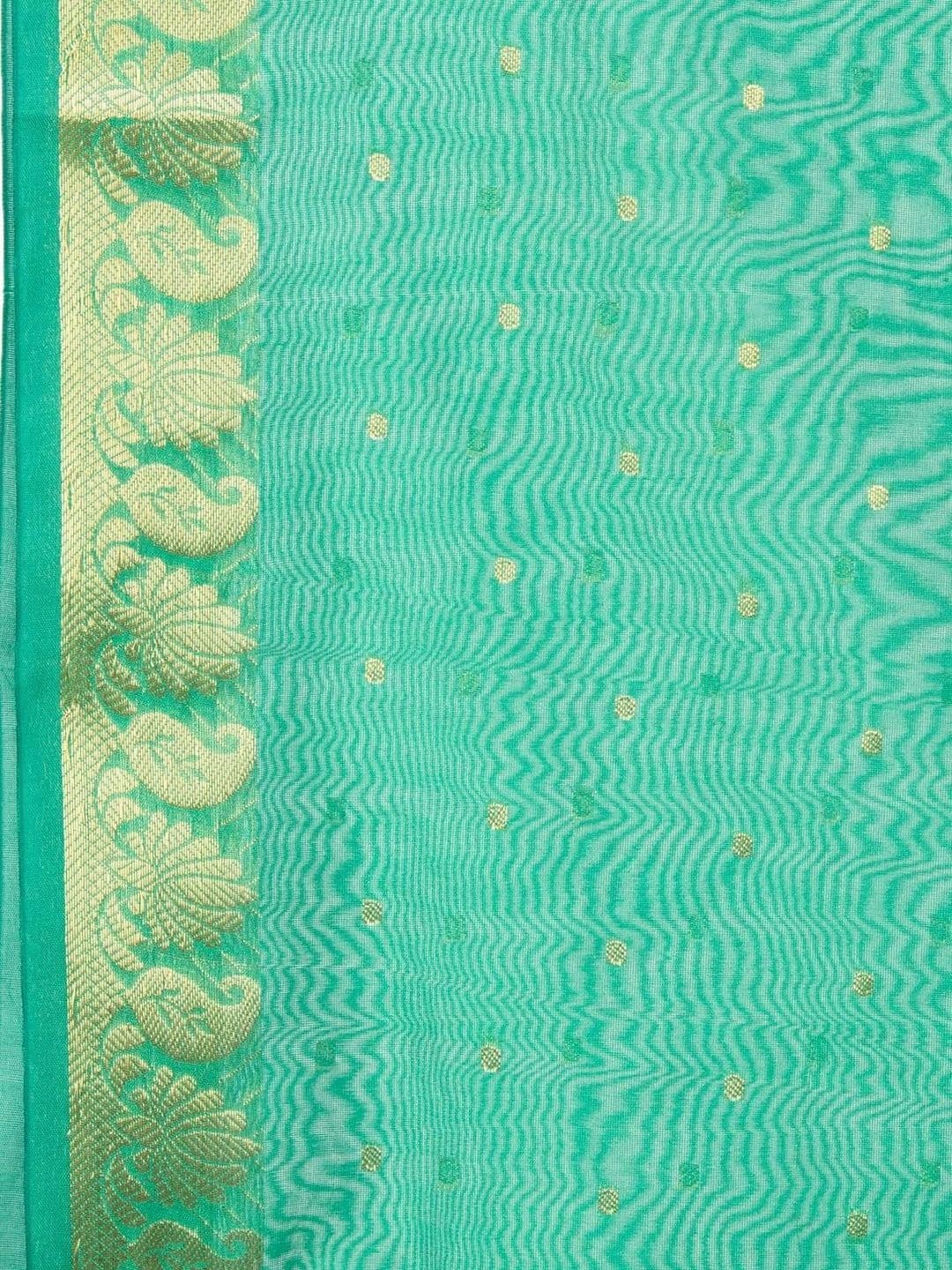 A R SILK Embroidered Dupatta with Zari thumbnail 5