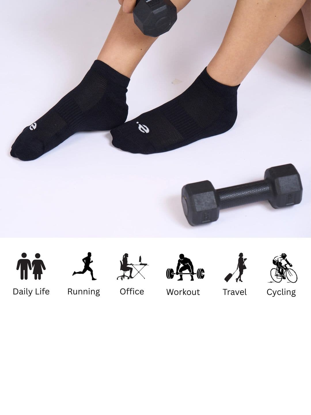 ECO SYNC Men Pack of 6 Ankle Length Socks thumbnail 3