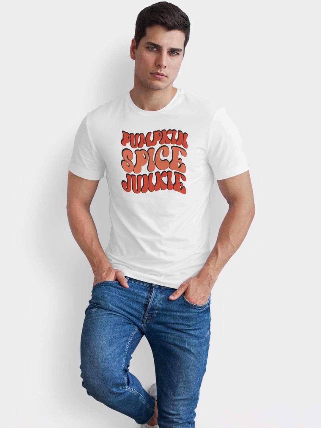 Seekbuylove Men Typography Printed Bio Finish T-shirt thumbnail 3