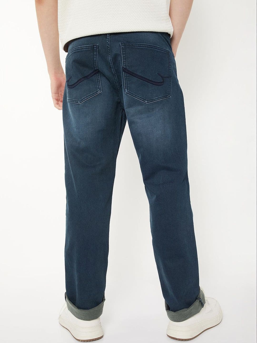 max Men Regular Fit Mid-Rise Light Fade Stretchable Jeans thumbnail 6