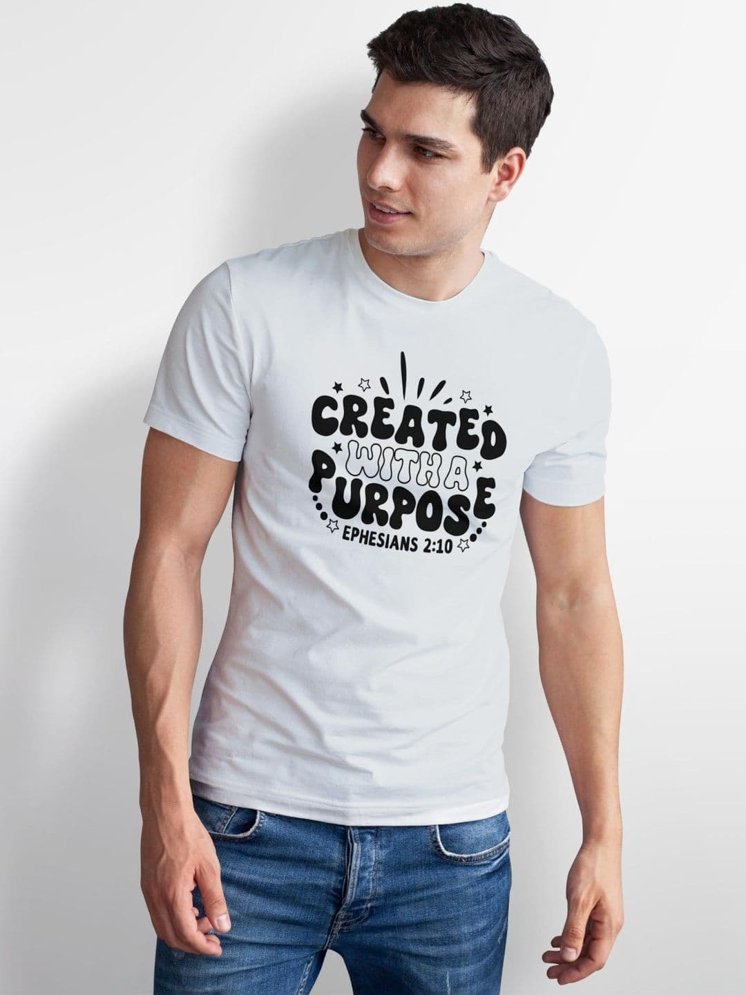 Seekbuylove Men Typography Printed Bio Finish T-shirt thumbnail 4