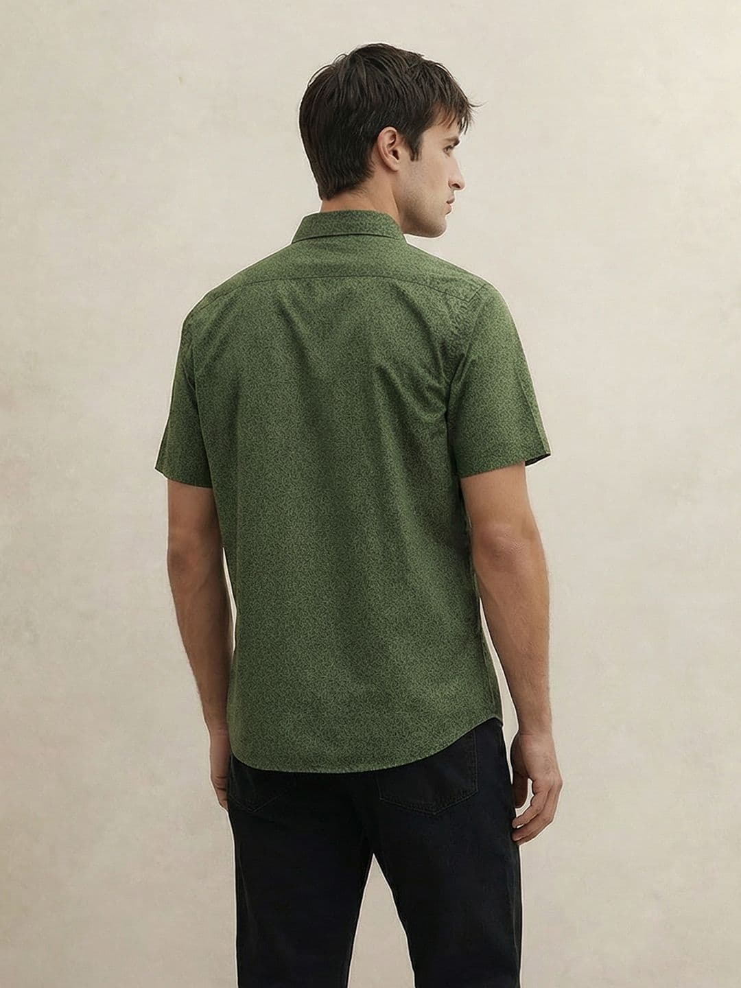 THE SHIRT CODE Floral Printed Pure Cotton Casual Shirt thumbnail 4