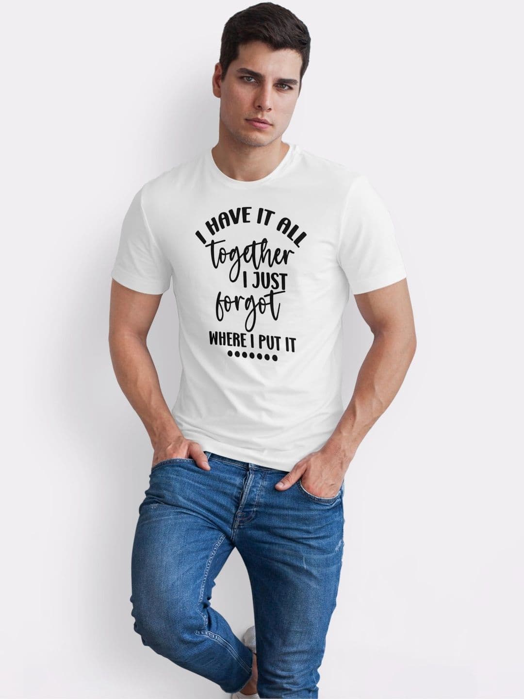 Seekbuylove Men Typography Printed Bio Finish T-shirt thumbnail 4