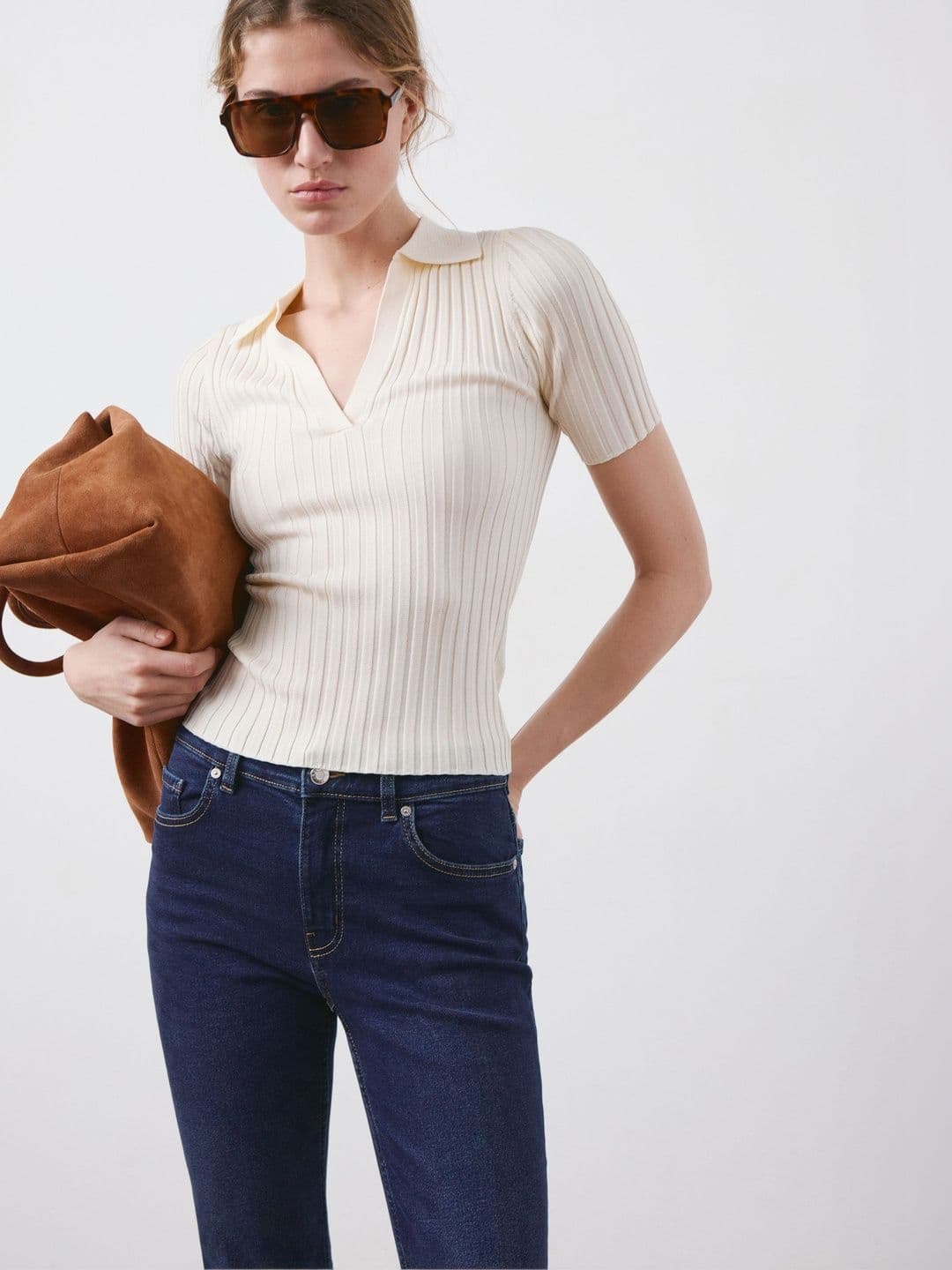 MANGO Women Flared Fit Jeans thumbnail 6