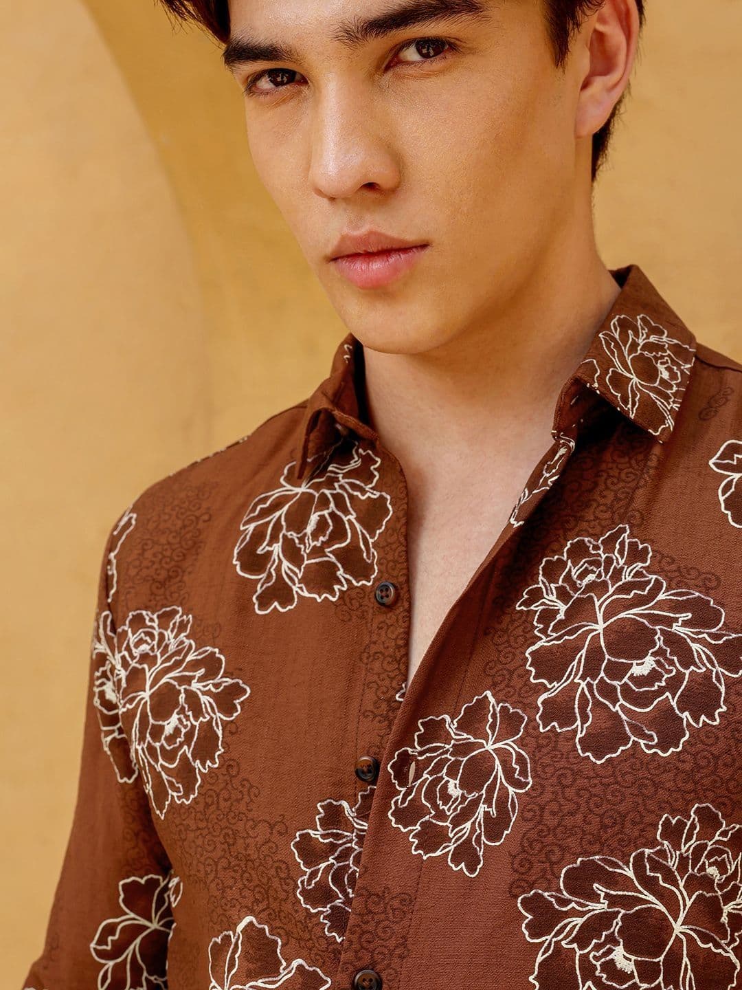 CAHOOT Men Standard Floral Printed Casual Shirt thumbnail 5