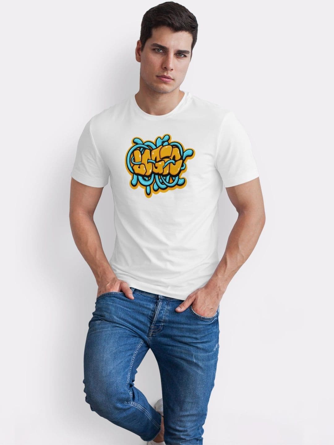 Seekbuylove Men Printed Bio Finish T-shirt thumbnail 6