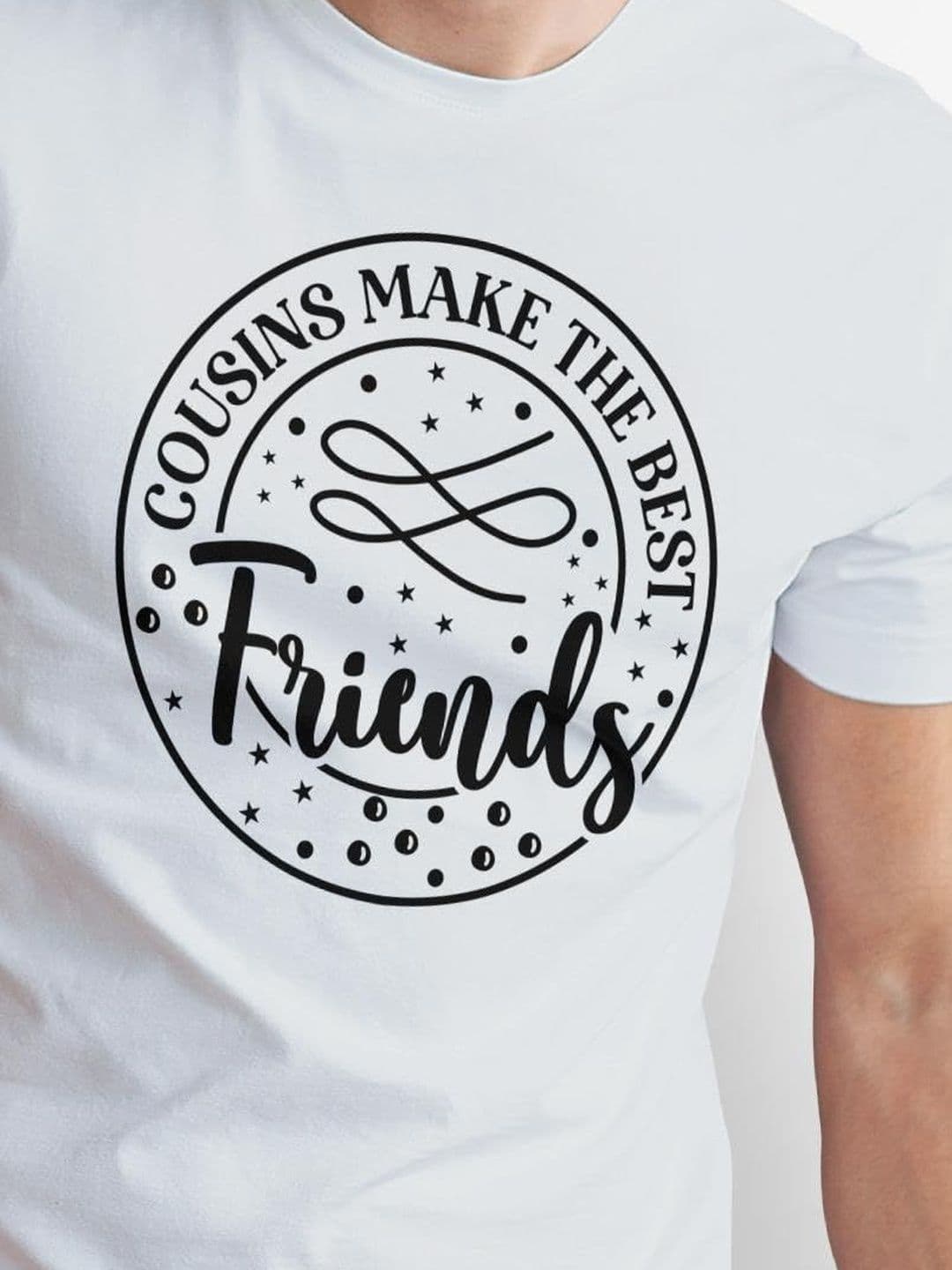 Seekbuylove Men Typography Printed Bio Finish T-shirt thumbnail 2