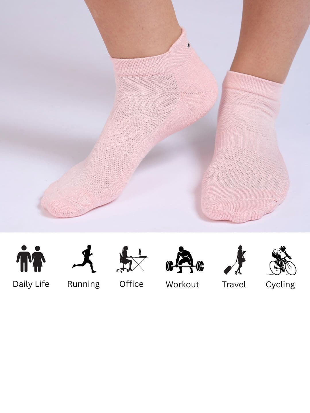 ECO SYNC Men Pack of 6 Patterned Ankle Length Socks thumbnail 7