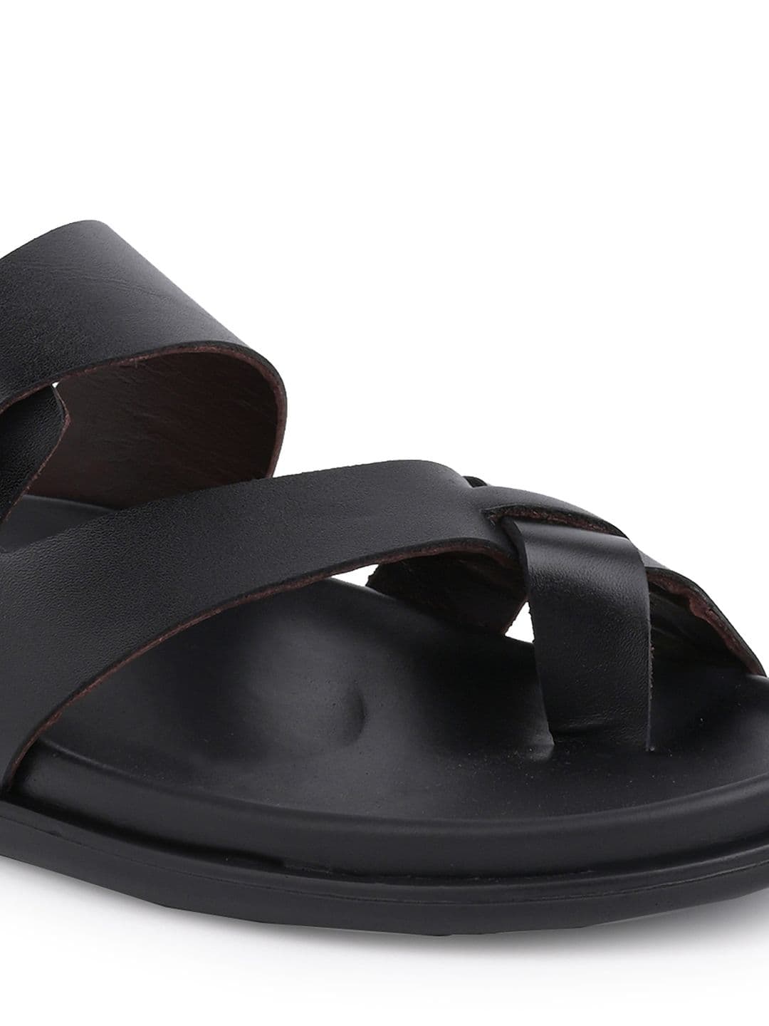 HERE&NOW Men Leather Comfort Sandals thumbnail 6